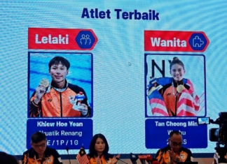 【东运会】丘浩延陈昌敏夺最佳运动员 大马获231面奖牌