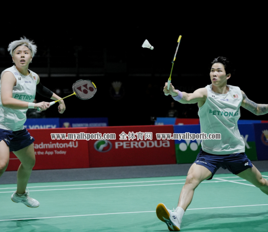 【大马大师赛】马混双2胜3负 陈杜偕阀敏报到16强