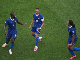 【世界杯】姆巴佩百场双响 法国3球胜伊拉克