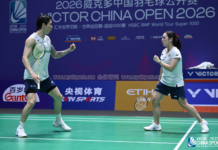 【中国羽赛】16强挑战次号种子 堂杰依文取首胜